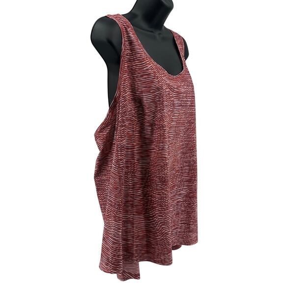 Athleta Ultimate Scoop Tank Top SZ 1X Activated Mauve Pullover Racerback Stretch - Picture 3 of 10